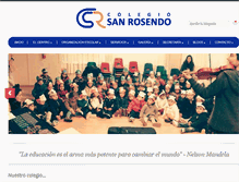 Tablet Screenshot of colegiosanrosendo.com